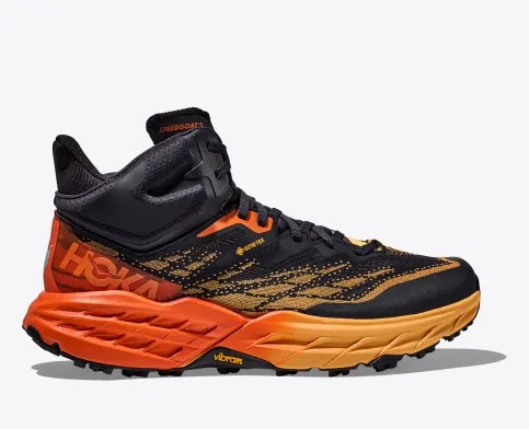 Botas Montaña Hoka Speedgoat 5 Mid GTX Hombre Negros Marrom | Mexico-2410935