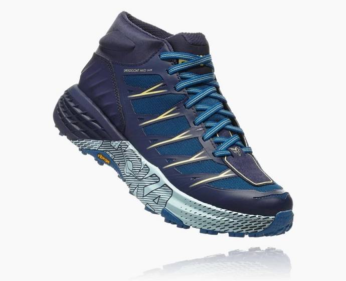 Botas Montaña Hoka Speedgoat Mid Impermeables Mujer Azules | Mexico-9718023