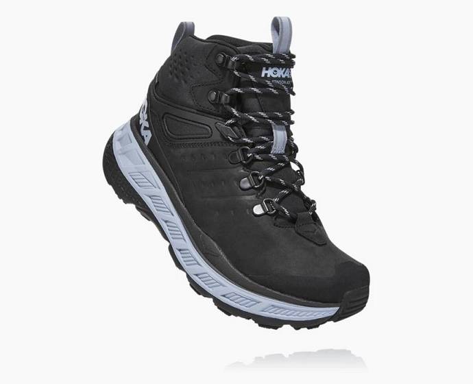 Botas Montaña Hoka Stinson Mid GORE-TEX Mujer Negros | Mexico-7128450