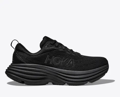 Tenis Para Correr Hoka Bondi 8 Hombre Negros | Mexico-1904358
