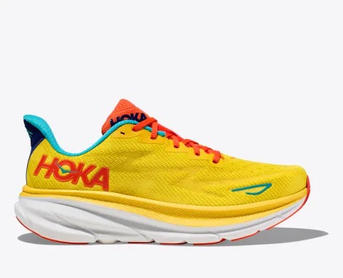 Tenis Para Correr Hoka Clifton 9 Hombre Amarillos Oscuro | Mexico-0147826