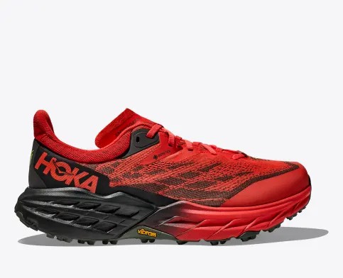 Tenis Para Trail Running Hoka Speedgoat 5 GTX Hombre Rojos Negros | Mexico-5013984